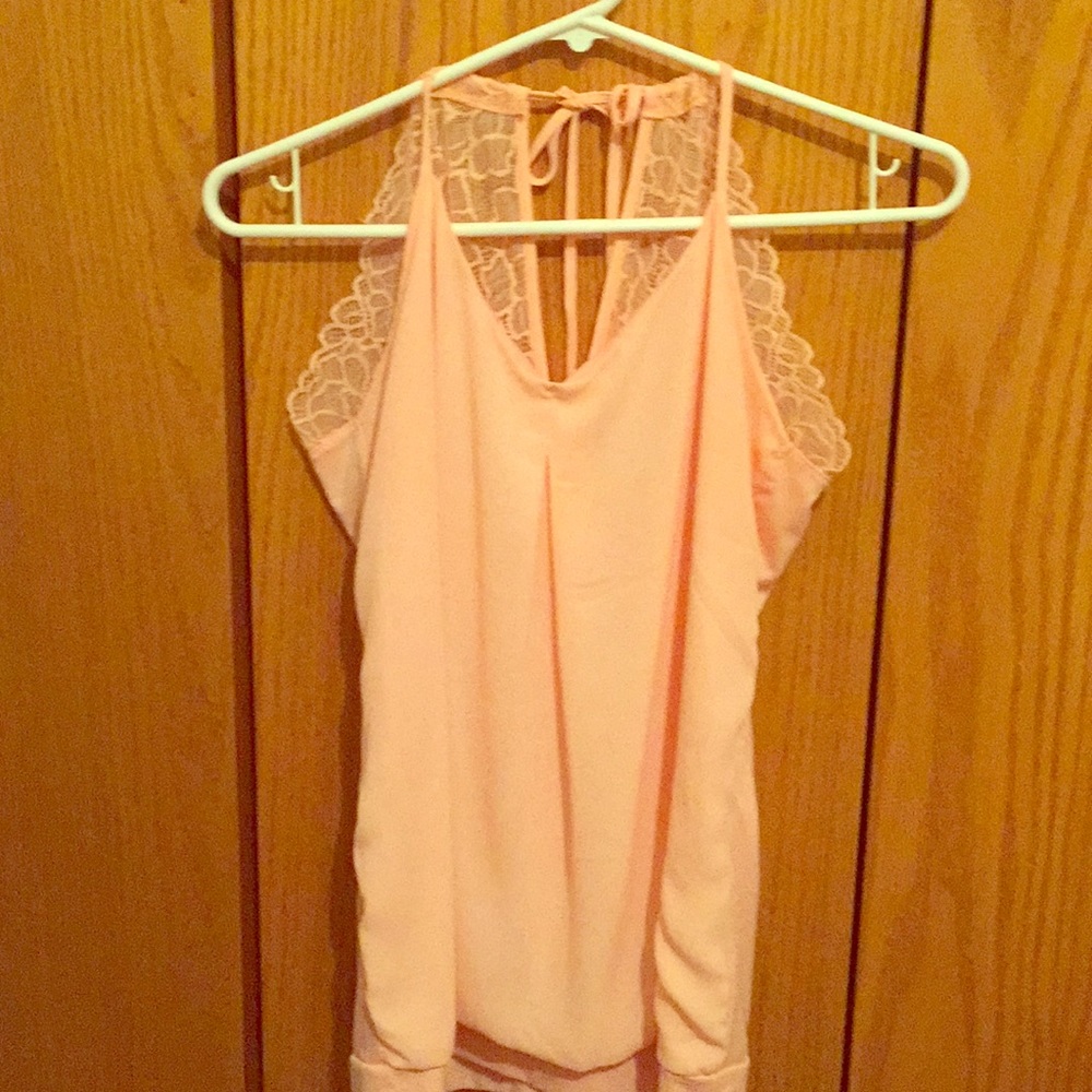 Maurices pale pink/ light coral tank